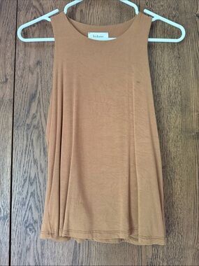 bohme Sleeveless Tank Top in Warm Brown